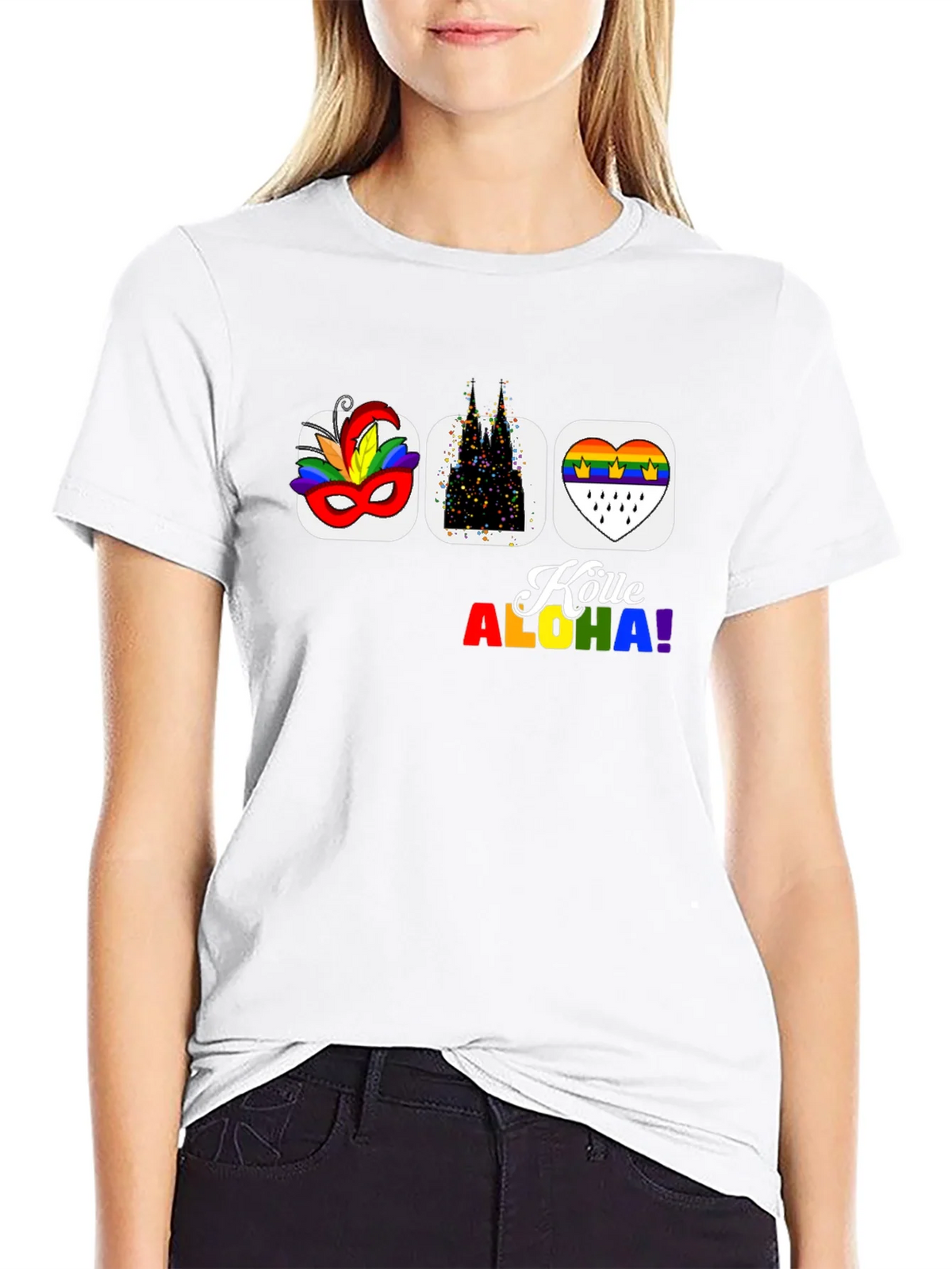 Köln Carnival Pride T-Shirt - Black Graphic Tee product image 11