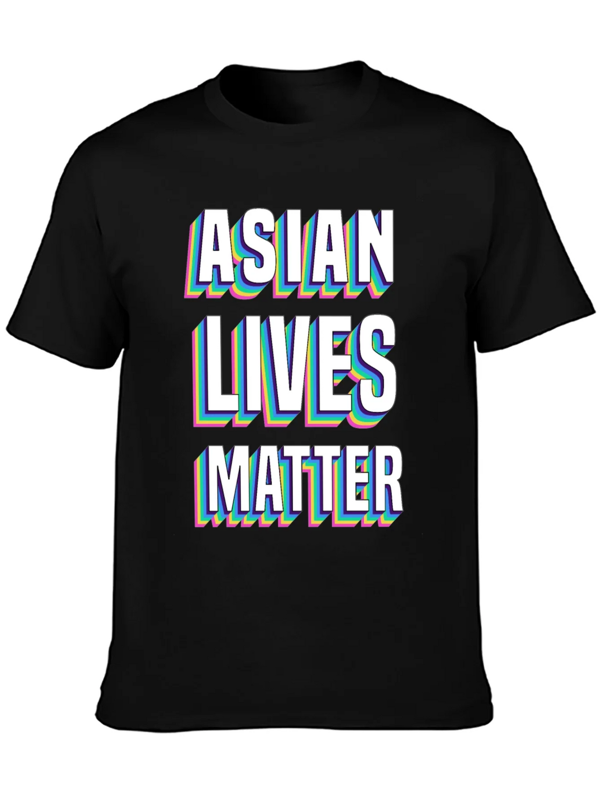 Asian Lives Matter Graphic Tee - Black product image 6