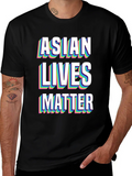 Asian Lives Matter Graphic Tee - Black product image 1
