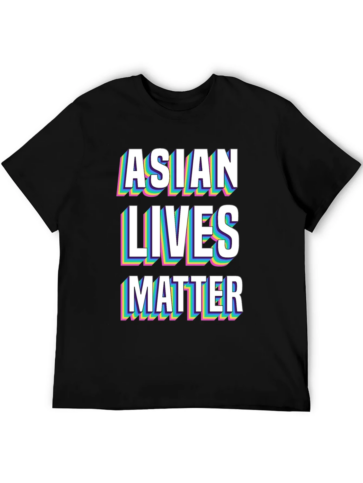 Asian Lives Matter Graphic Tee - Black product image 8