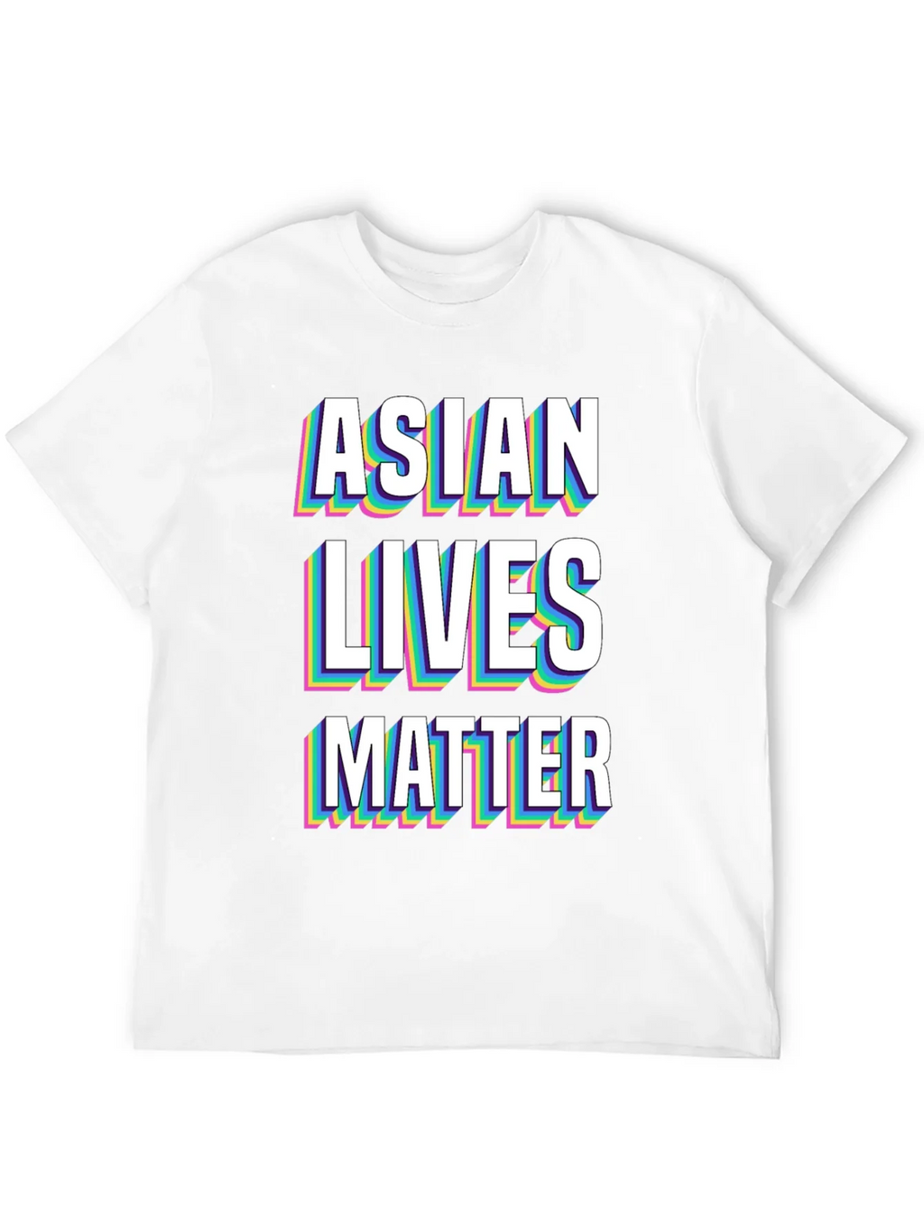 Asian Lives Matter Graphic Tee - Black product image 3