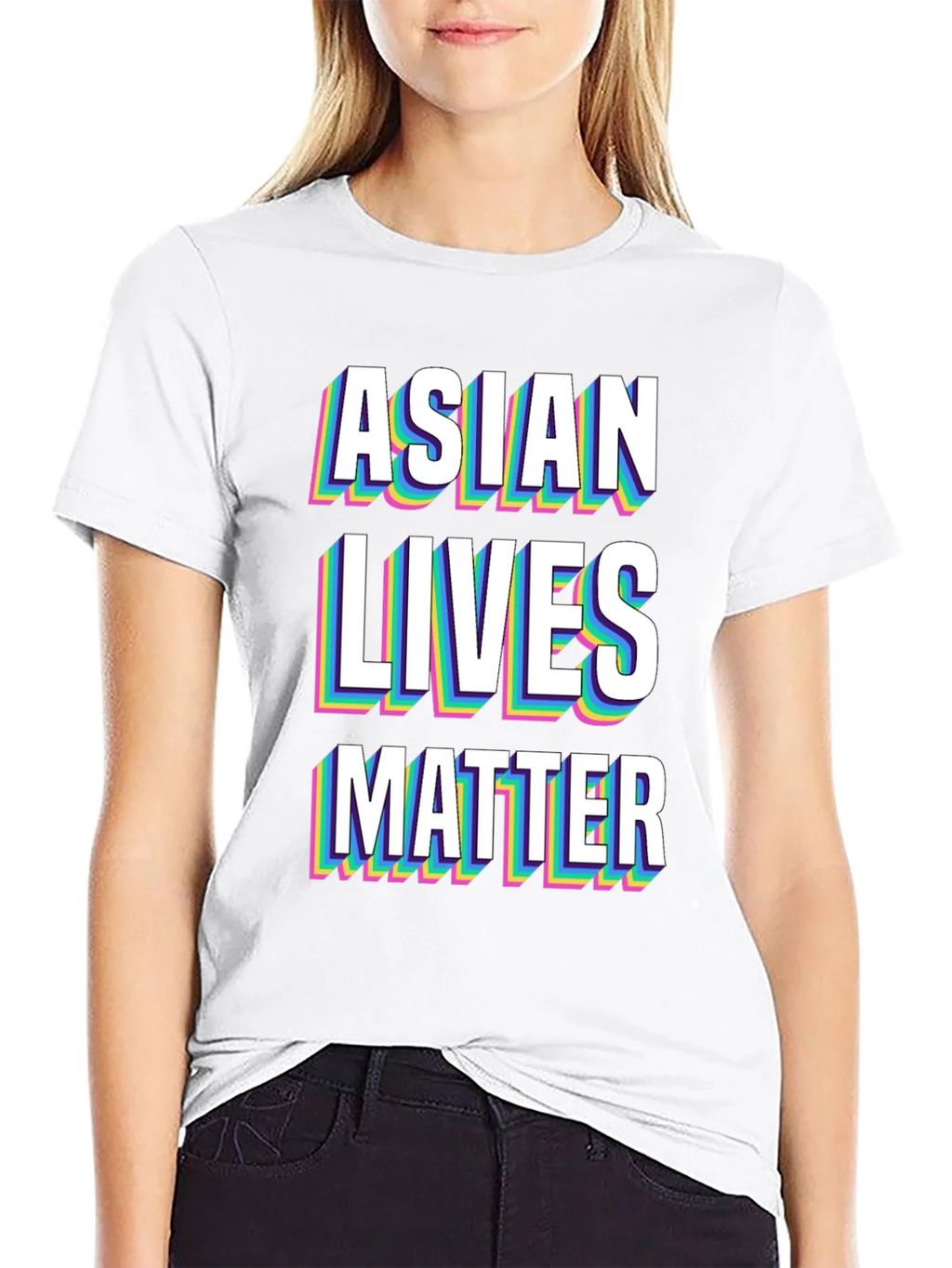 Asian Lives Matter Graphic Tee - Black product image 11