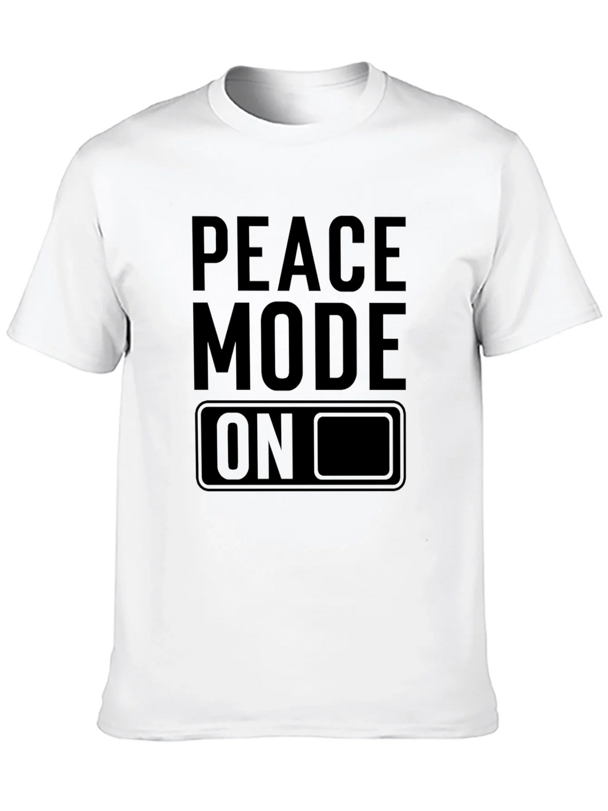 Peace Mode On Black Graphic Tee product image 12