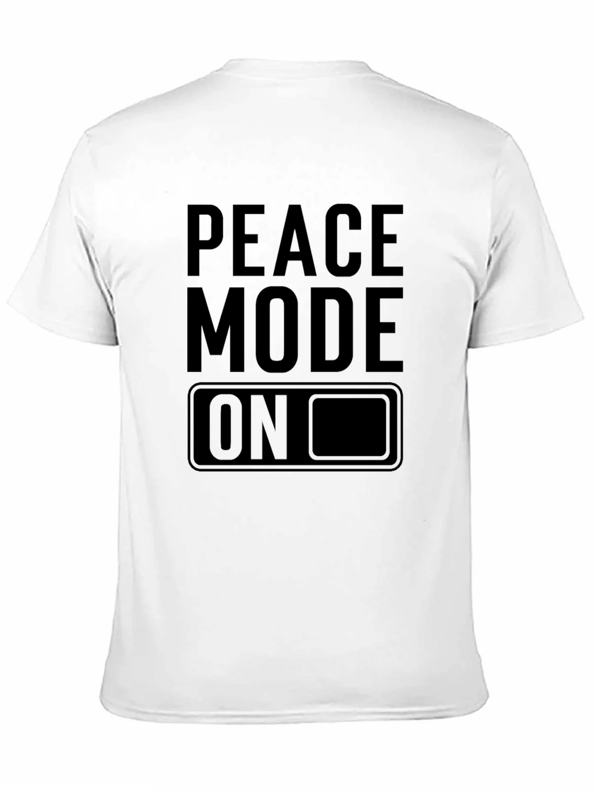 Peace Mode On Black Graphic Tee product image 2