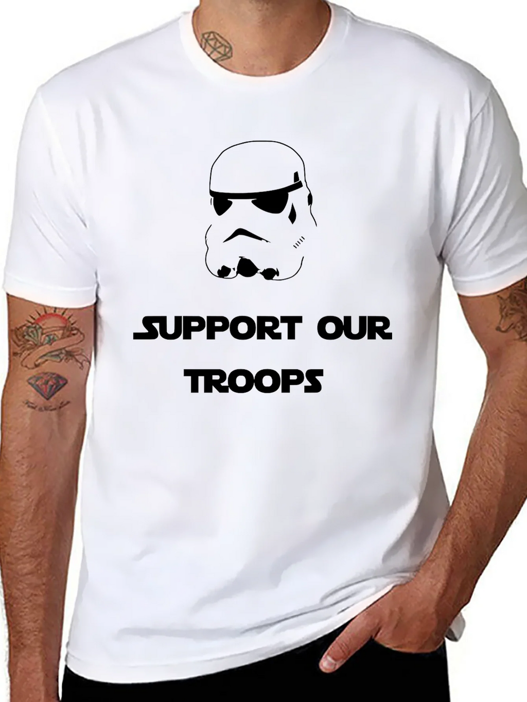 Star Wars Support Our Troops T-Shirt product image 10