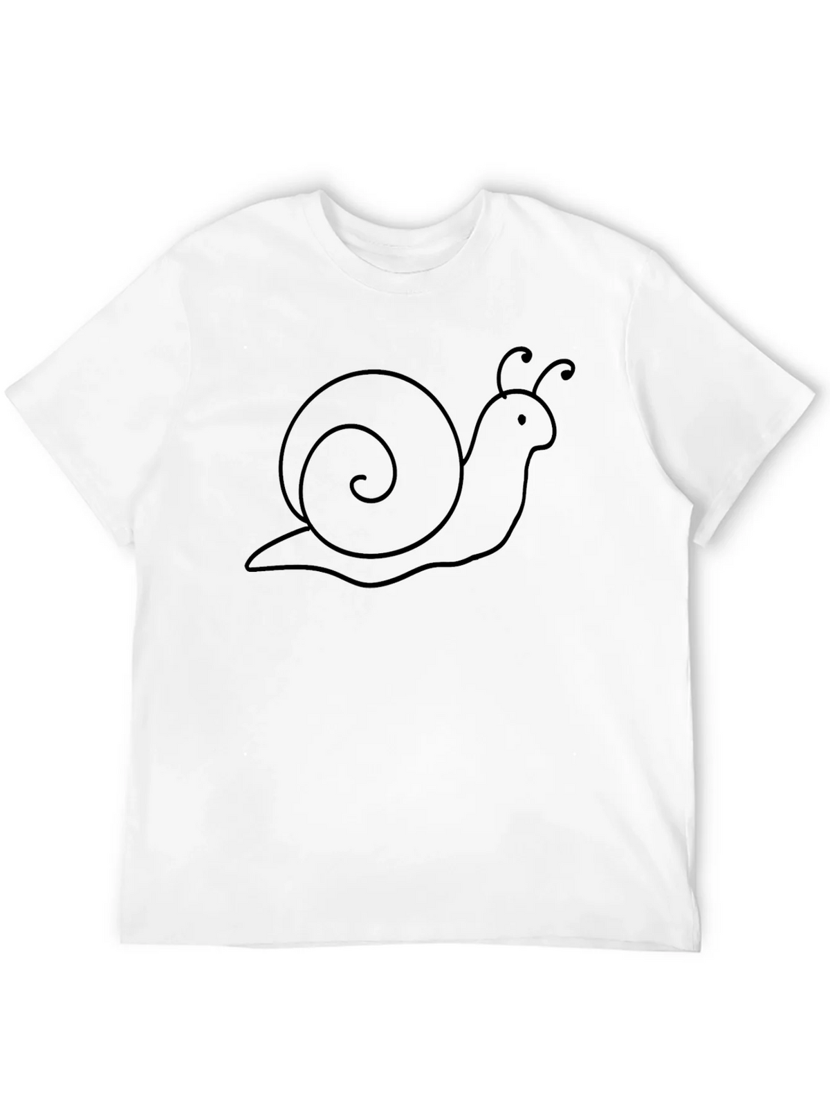 Snail Graphic Tee - Casual Black T-Shirt product image 3