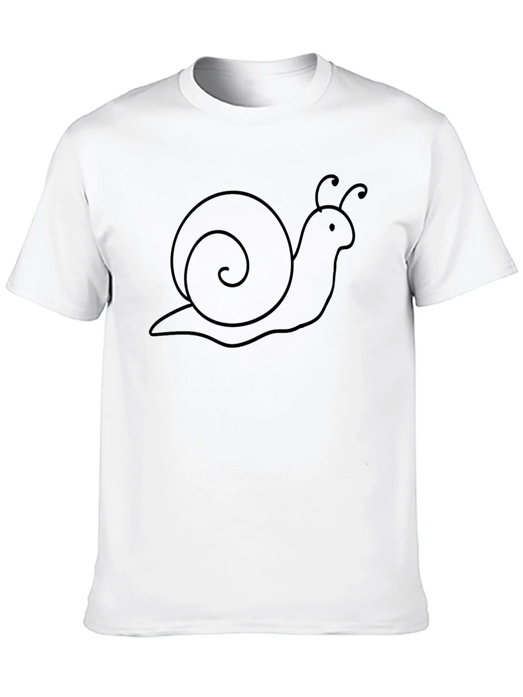 Snail Graphic Tee - Casual Black T-Shirt product image 12