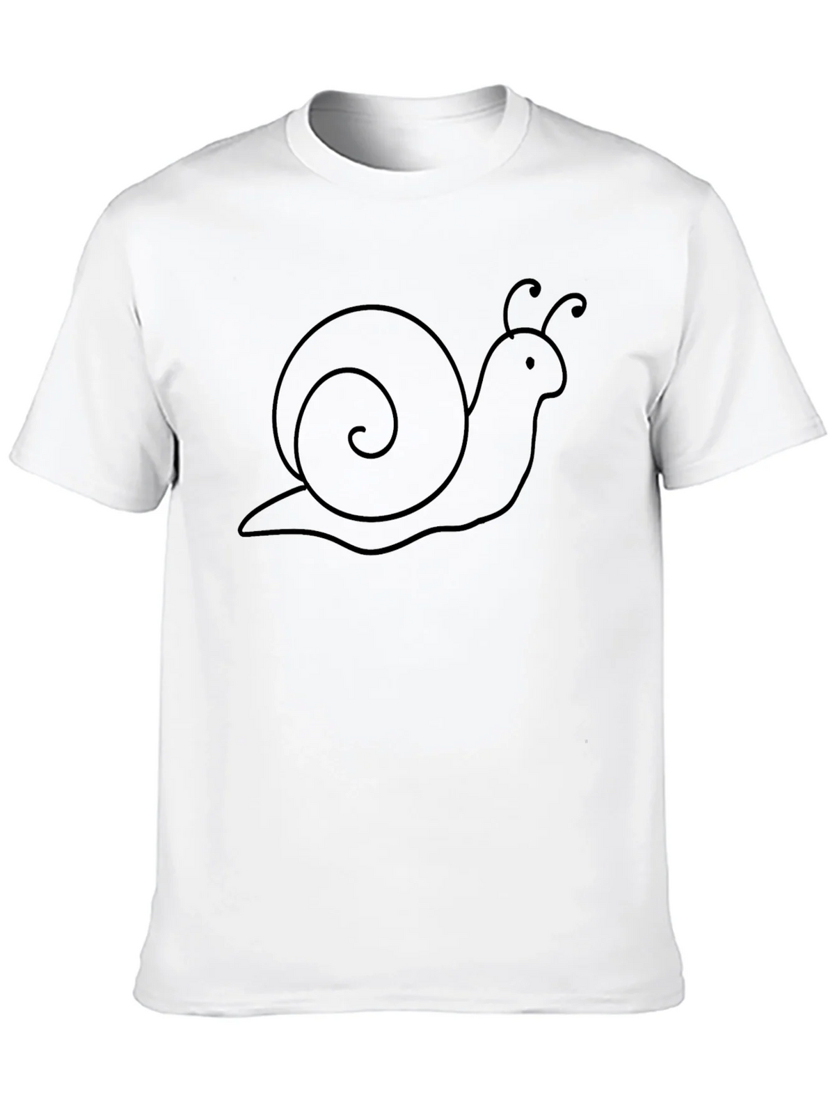 Snail Graphic Tee - Casual Black T-Shirt product image 12
