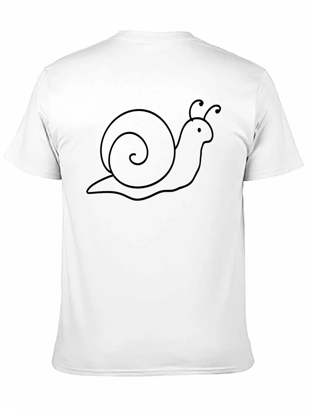 Snail Graphic Tee - Casual Black T-Shirt product image 2