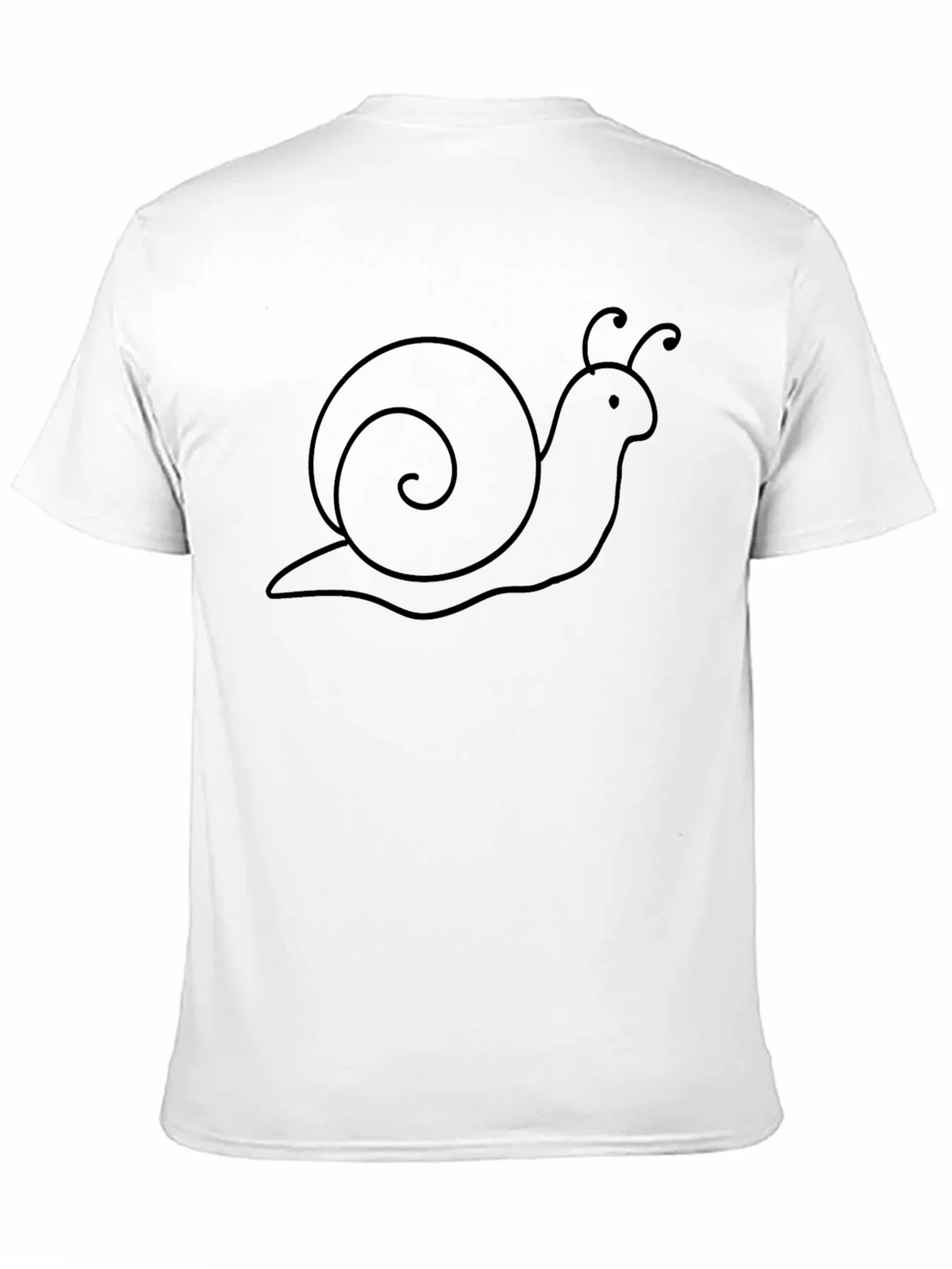 Snail Graphic Tee - Casual Black T-Shirt product image 2