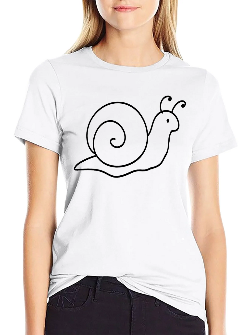 Snail Graphic Tee - Casual Black T-Shirt product image 11