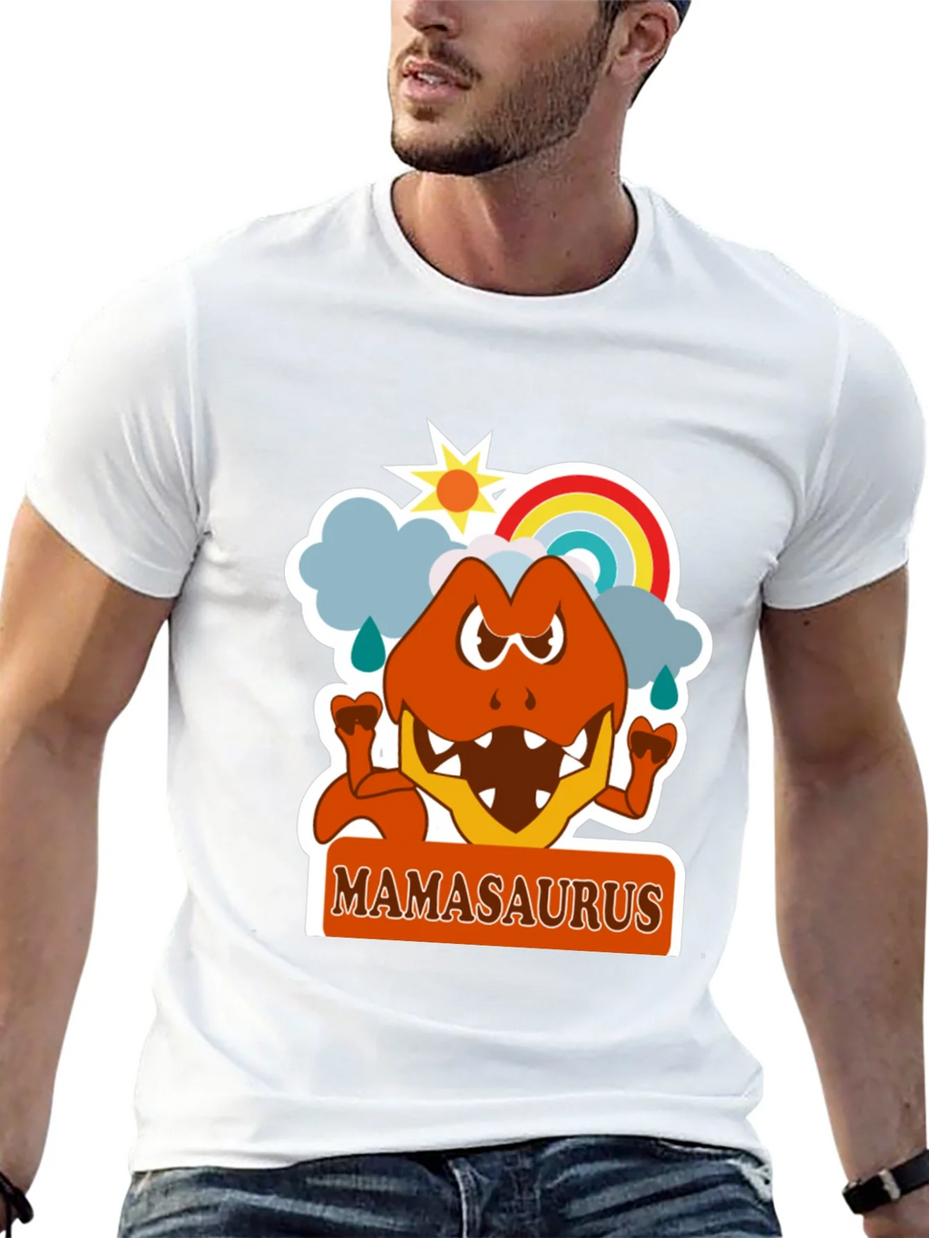 Mamasaurus T-Shirt - Fun Dino Mom Tee product image 4