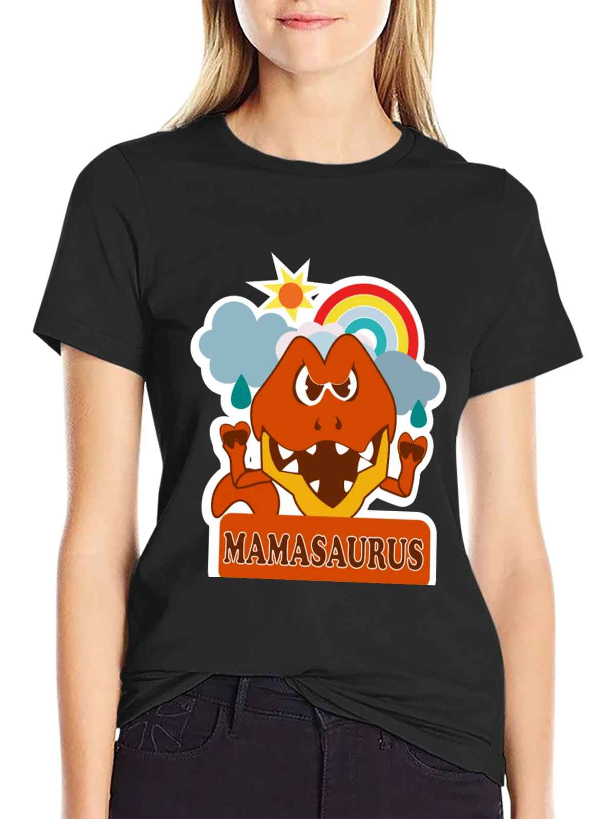 Mamasaurus T-Shirt - Fun Dino Mom Tee product image 5