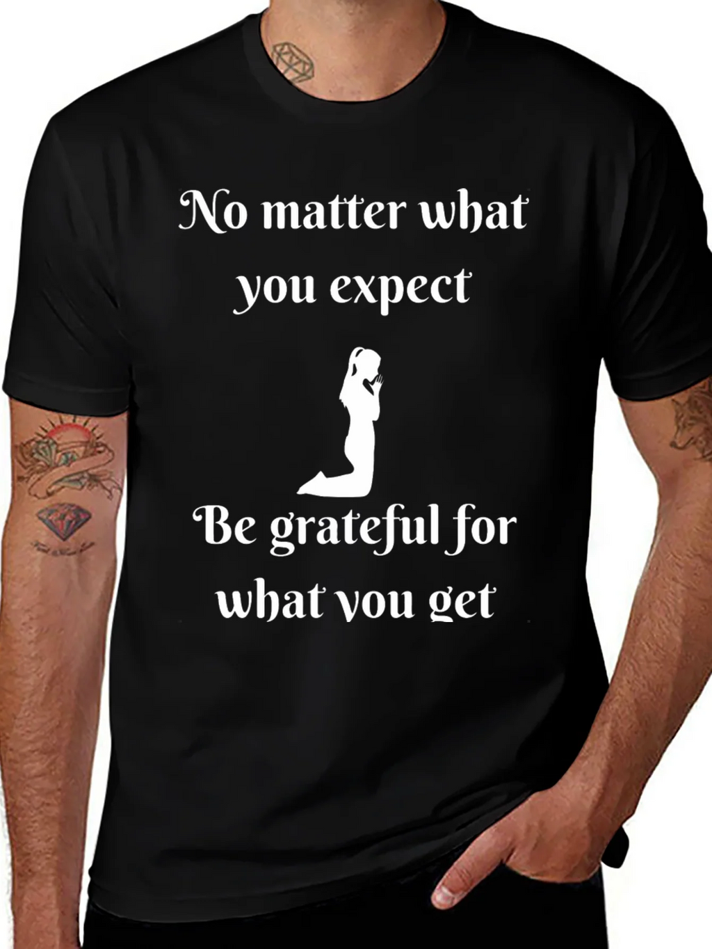 Grateful Expectation T-Shirt - Inspirational Print product image 1