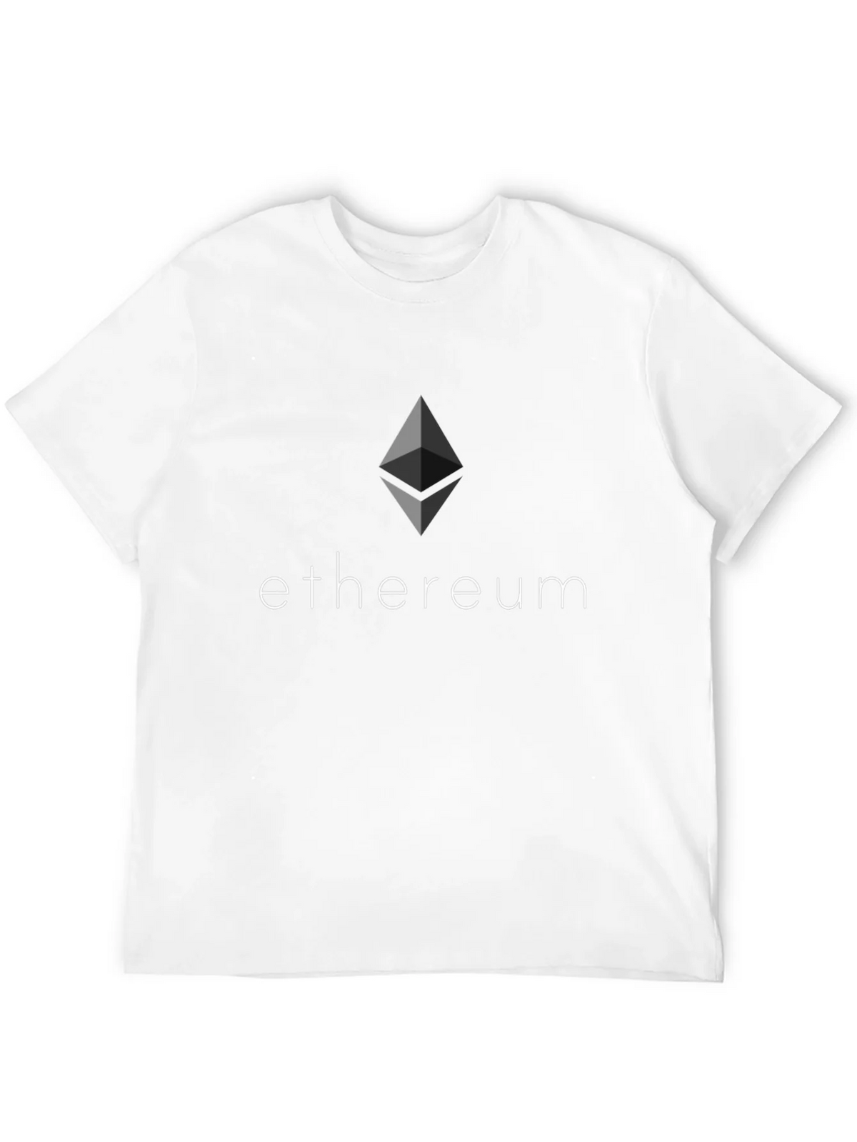 Ethereum Logo Graphic Black T-Shirt product image 1