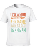 Funny Same Age as Old People Graphic Tee product image 1