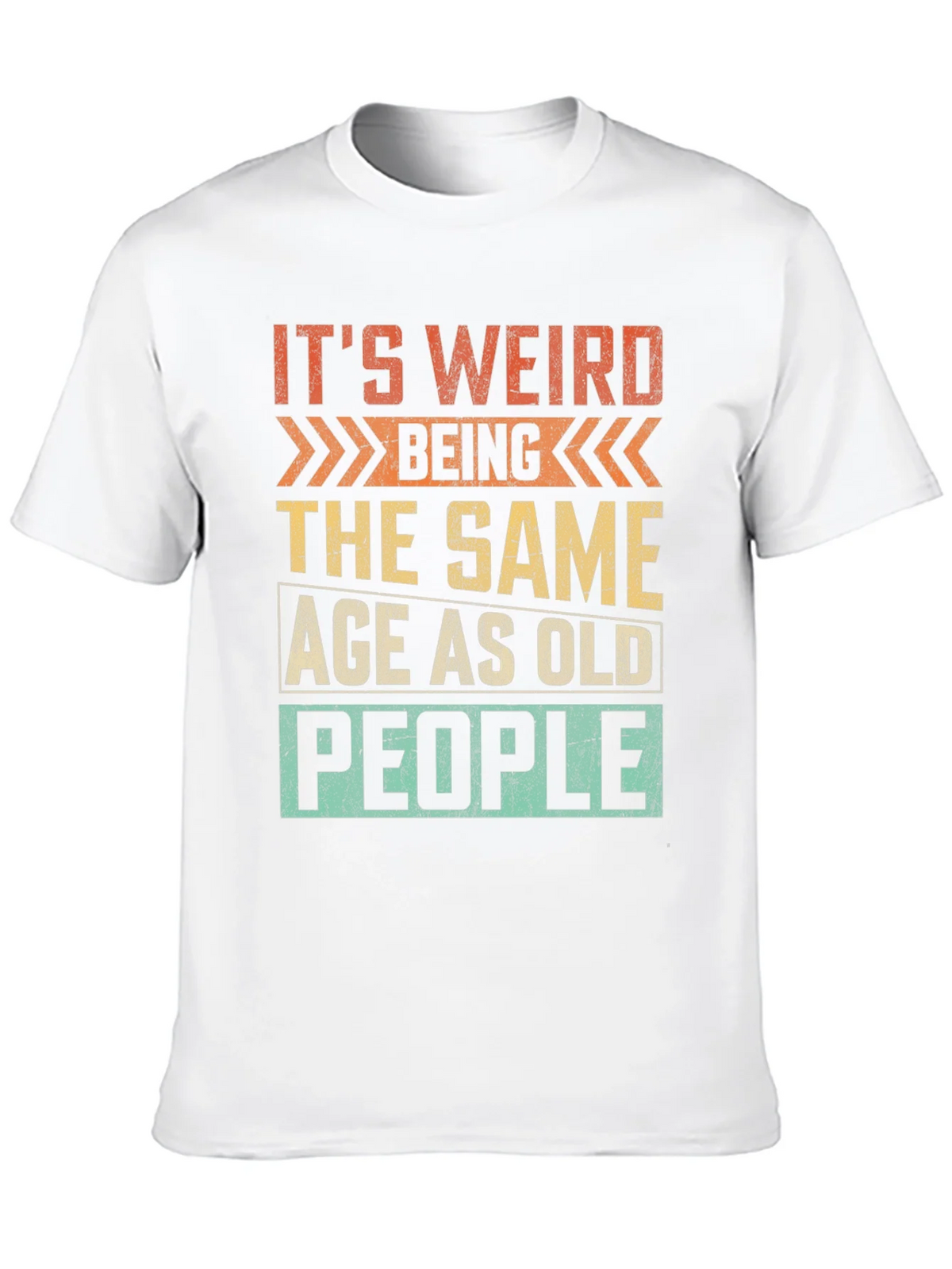 Funny Same Age as Old People Graphic Tee product image 1