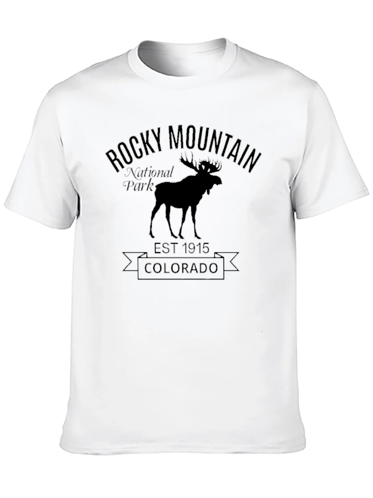 Rocky Mountain National Park Black T-Shirt product image 12