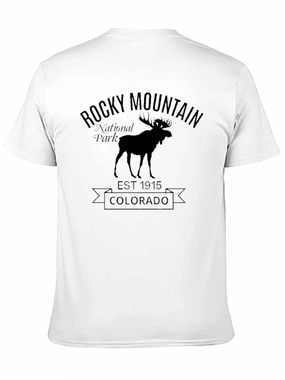 Rocky Mountain National Park Black T-Shirt product image 2