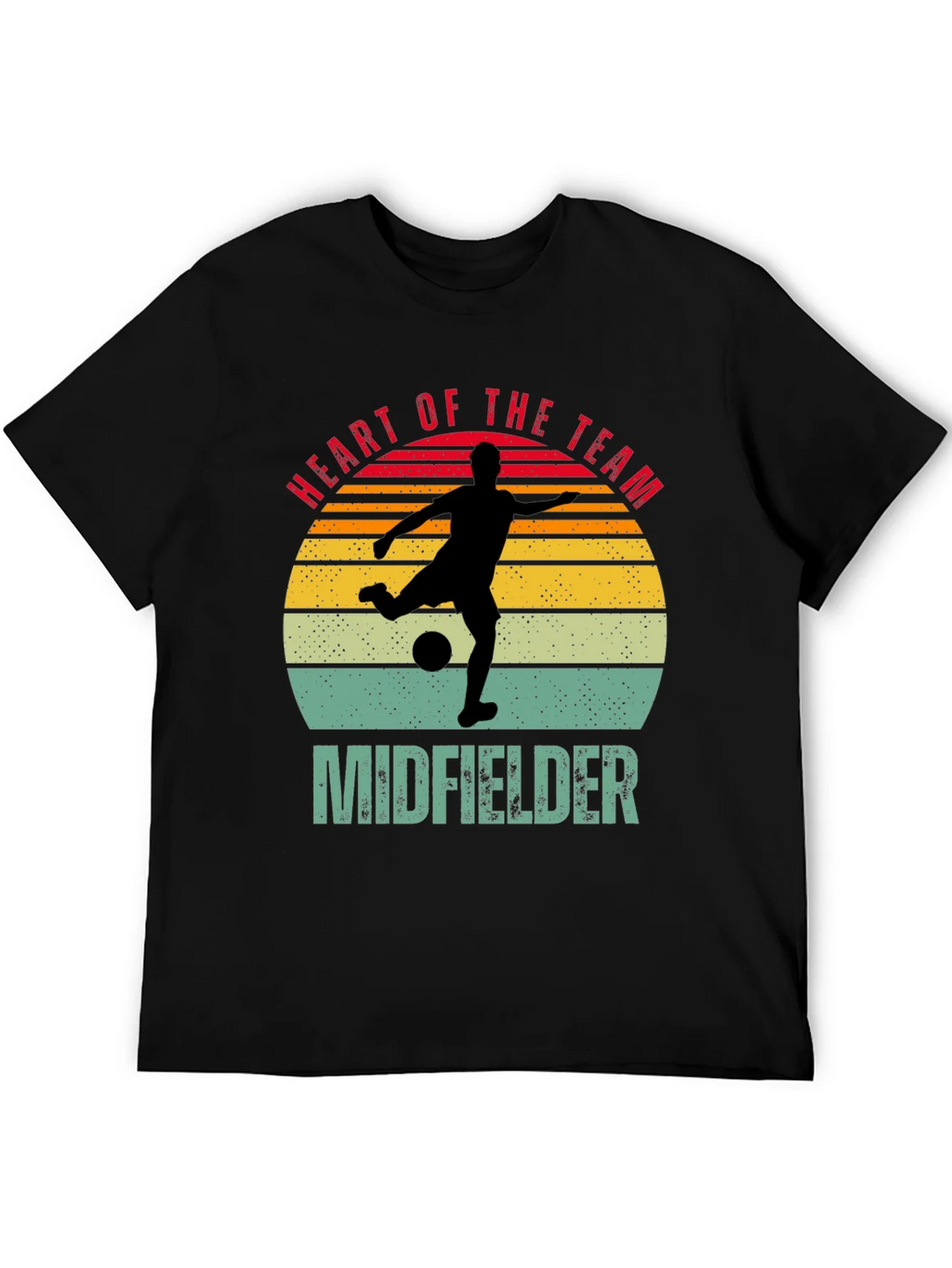 Heart of the Team Midfielder Soccer T-Shirt product image 8