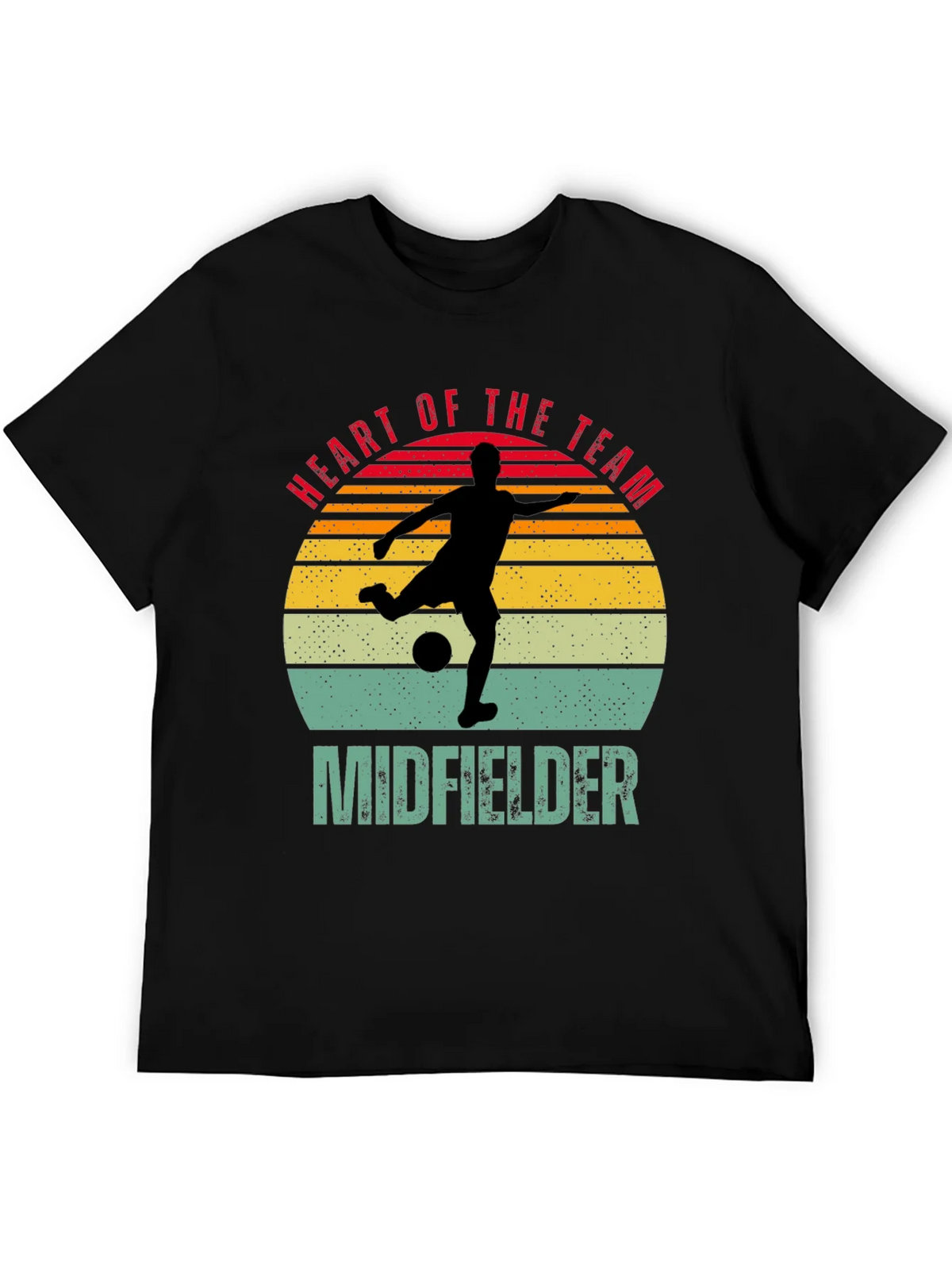 Heart of the Team Midfielder Soccer T-Shirt product image 8