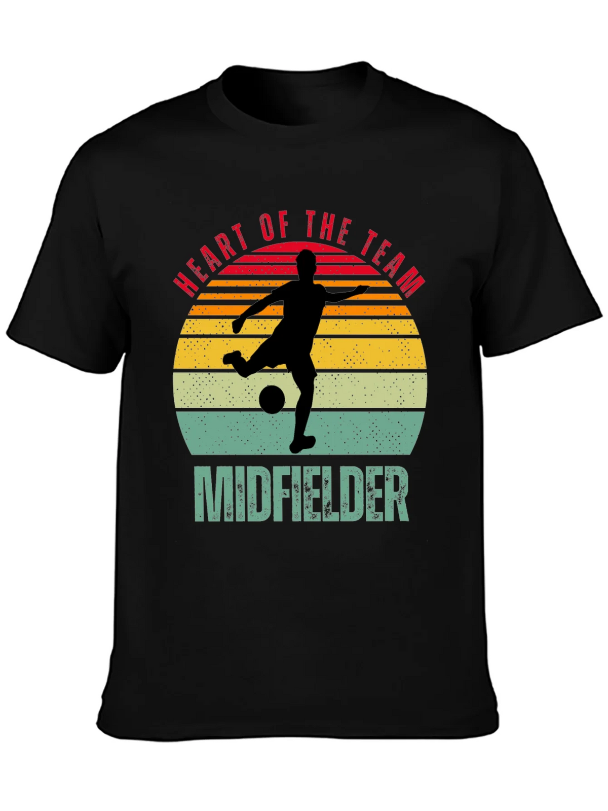 Heart of the Team Midfielder Soccer T-Shirt product image 6