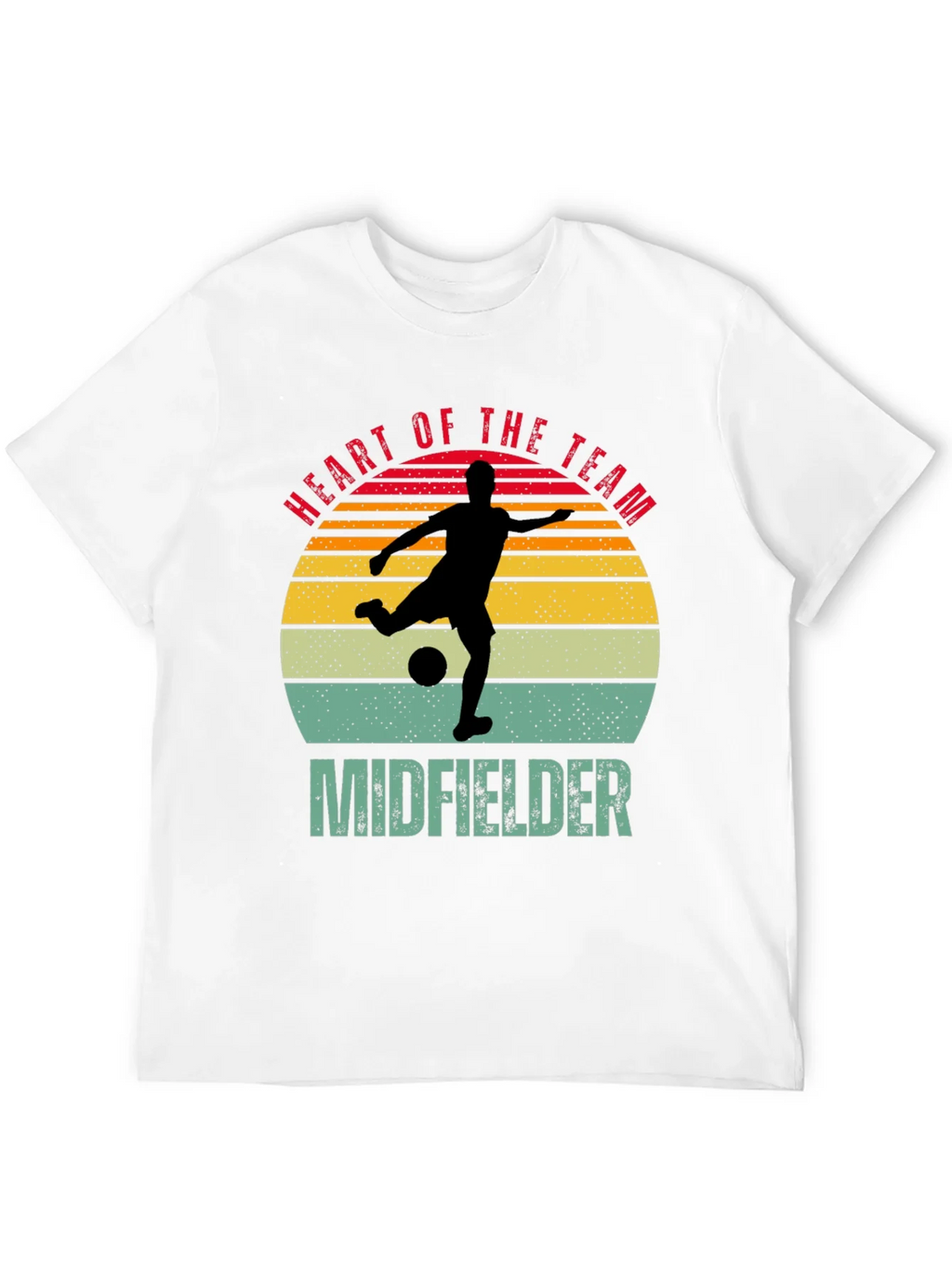 Heart of the Team Midfielder Soccer T-Shirt product image 3