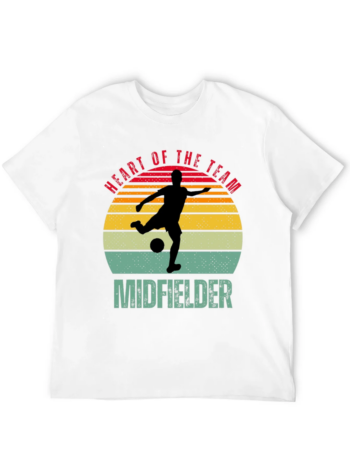 Heart of the Team Midfielder Soccer T-Shirt product image 3