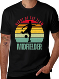 Heart of the Team Midfielder Soccer T-Shirt product image 1
