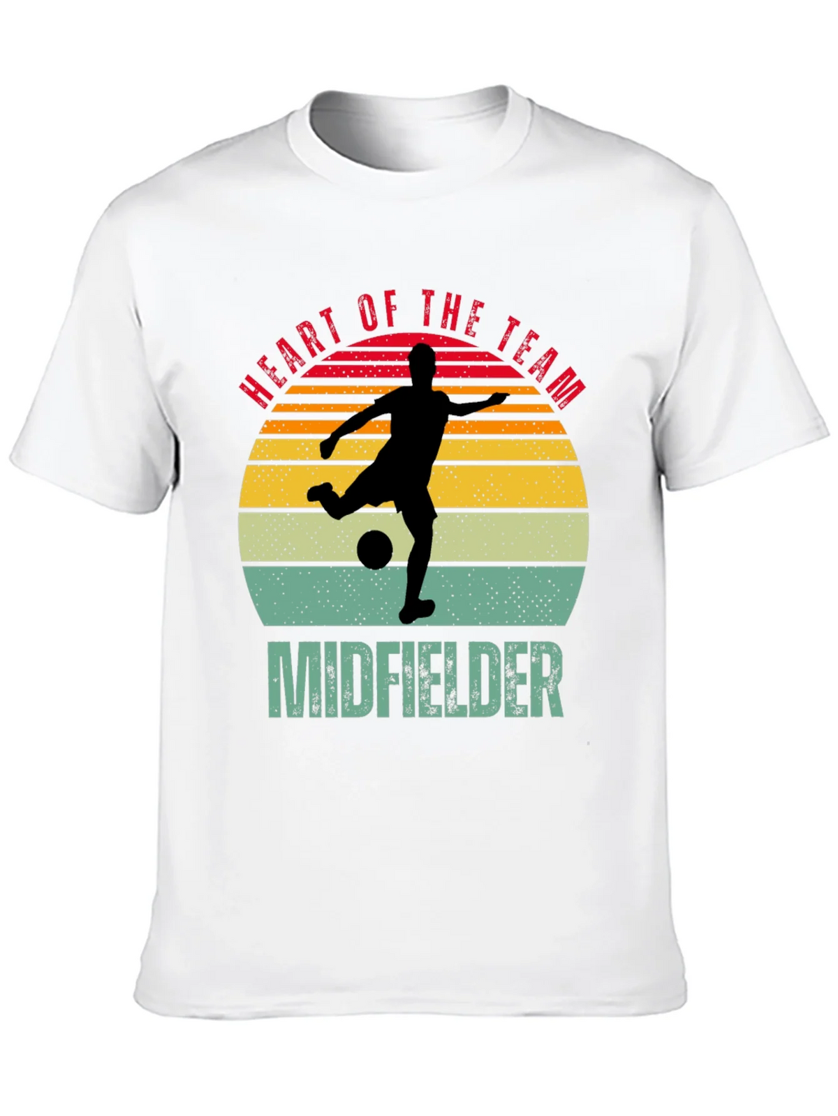 Heart of the Team Midfielder Soccer T-Shirt product image 12