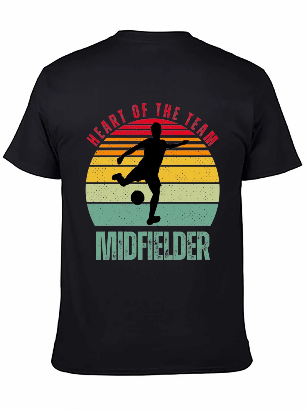 Heart of the Team Midfielder Soccer T-Shirt product image 7