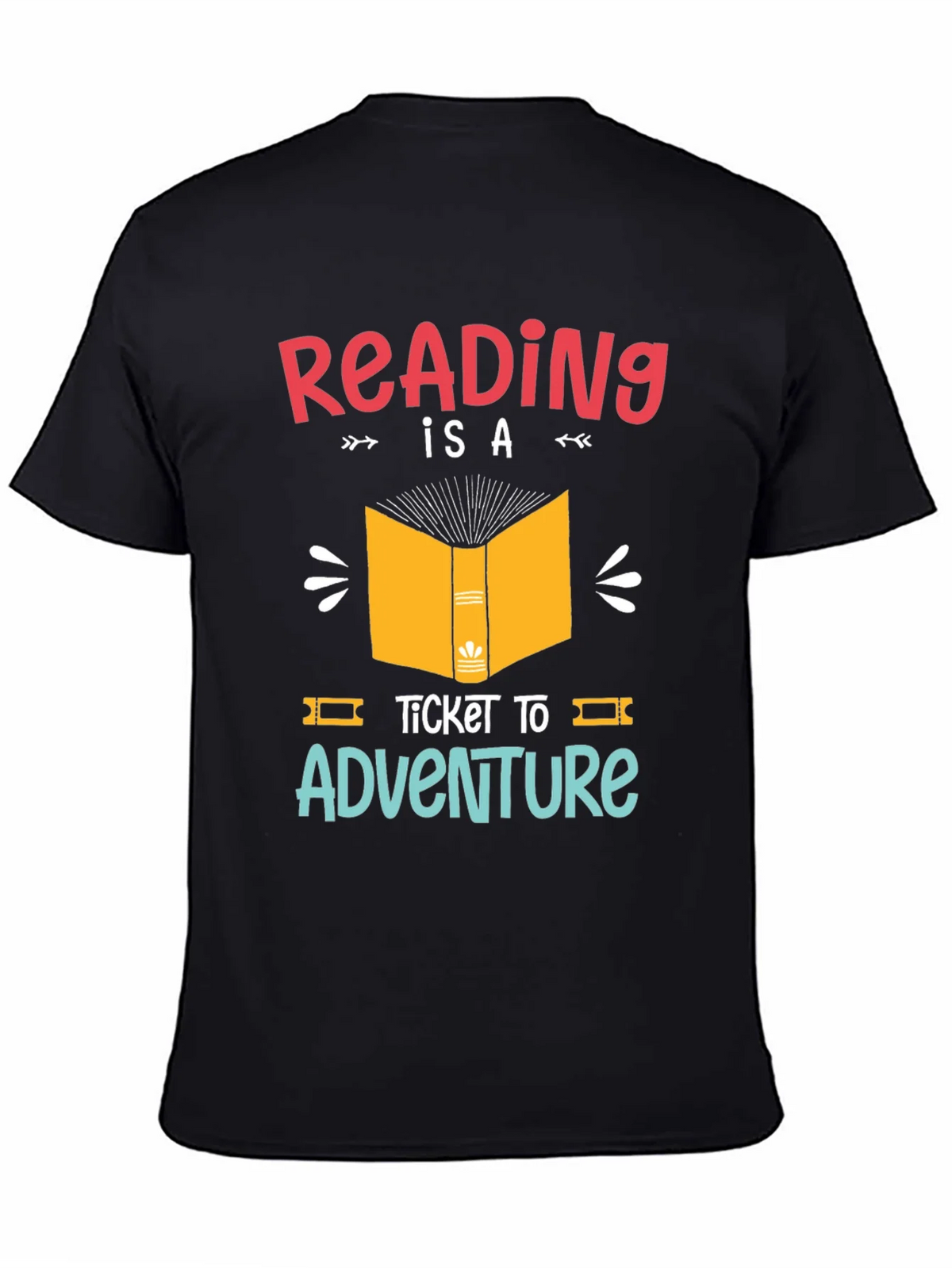 Reading is a Ticket to Adventure Graphic T-Shirt product image 7