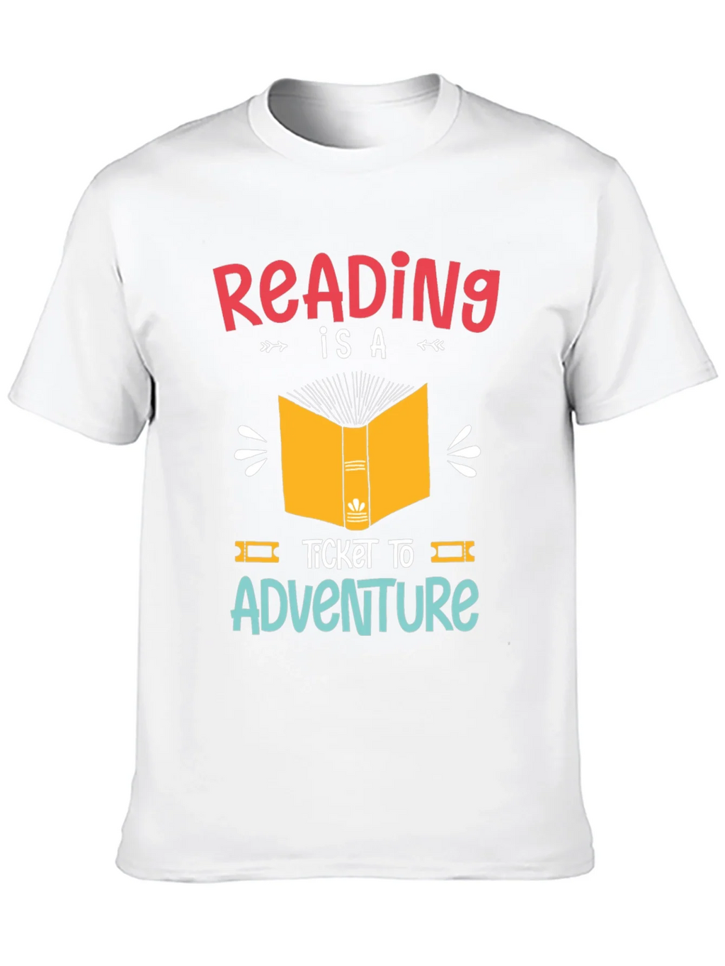 Reading is a Ticket to Adventure Graphic T-Shirt product image 12