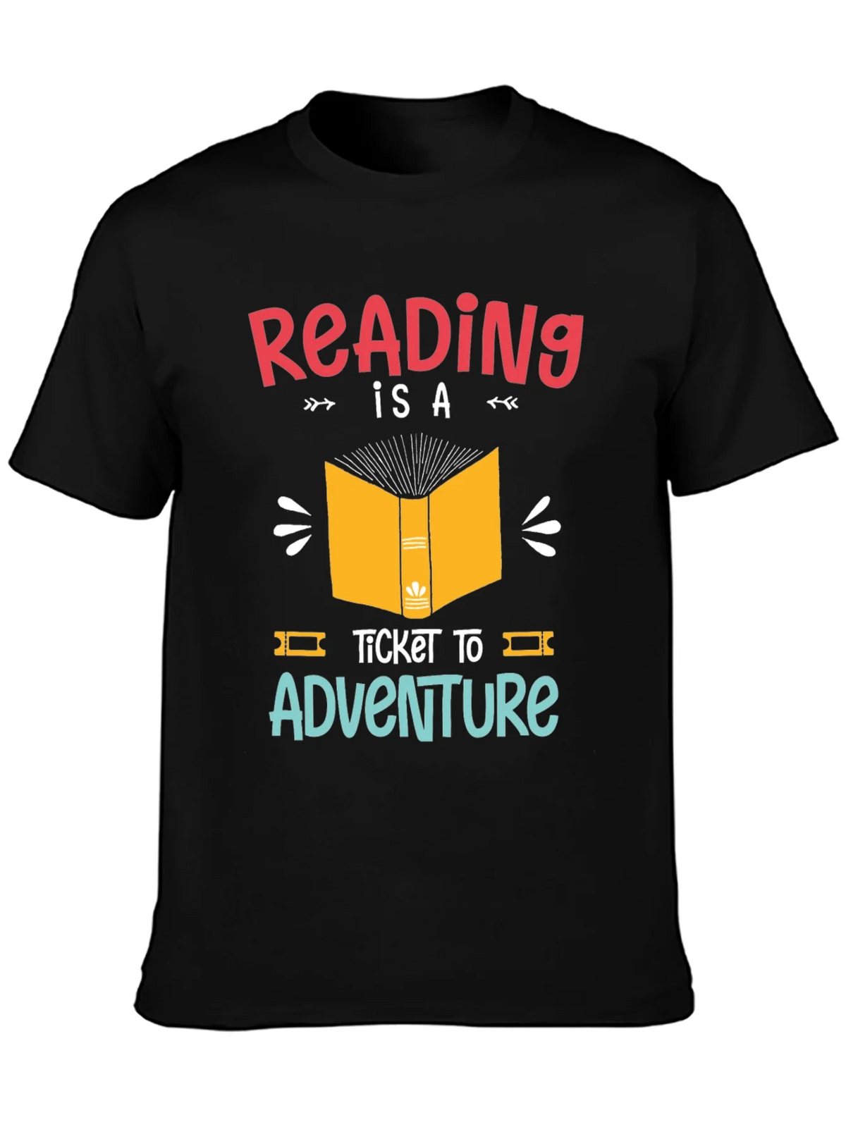 Reading is a Ticket to Adventure Graphic T-Shirt product image 6