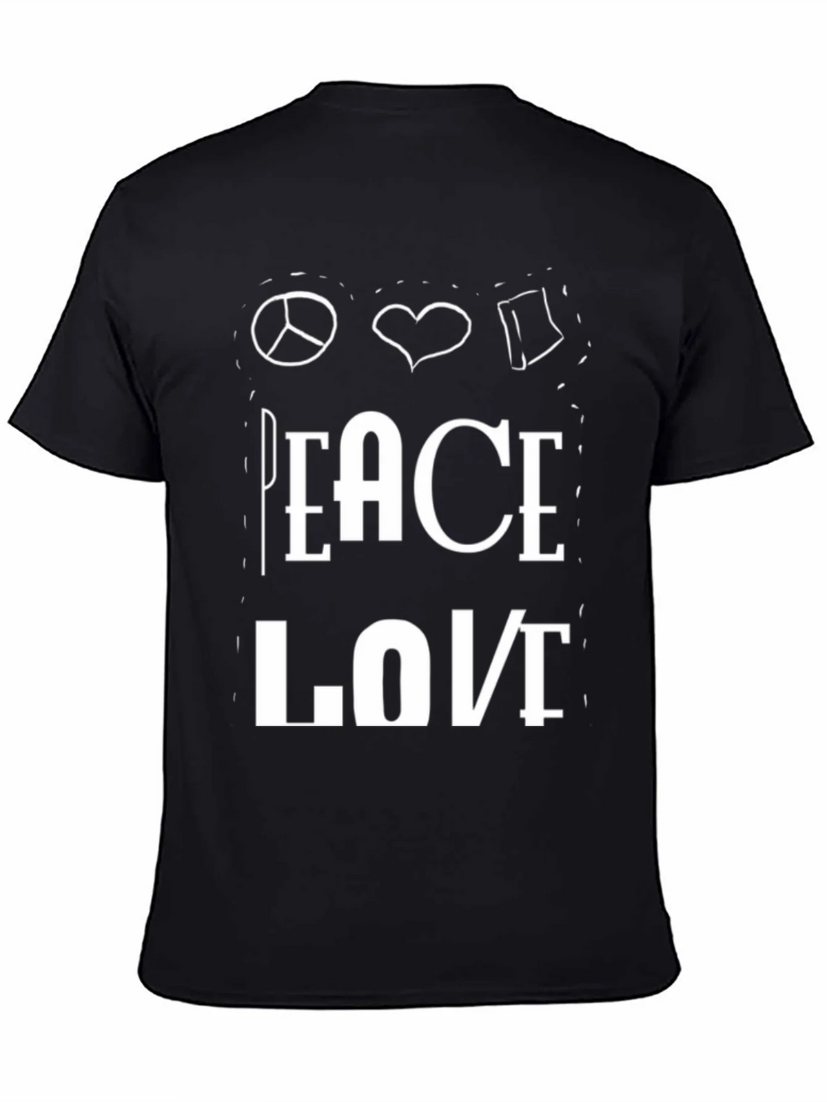 Peace Love Book T-Shirt product image 7