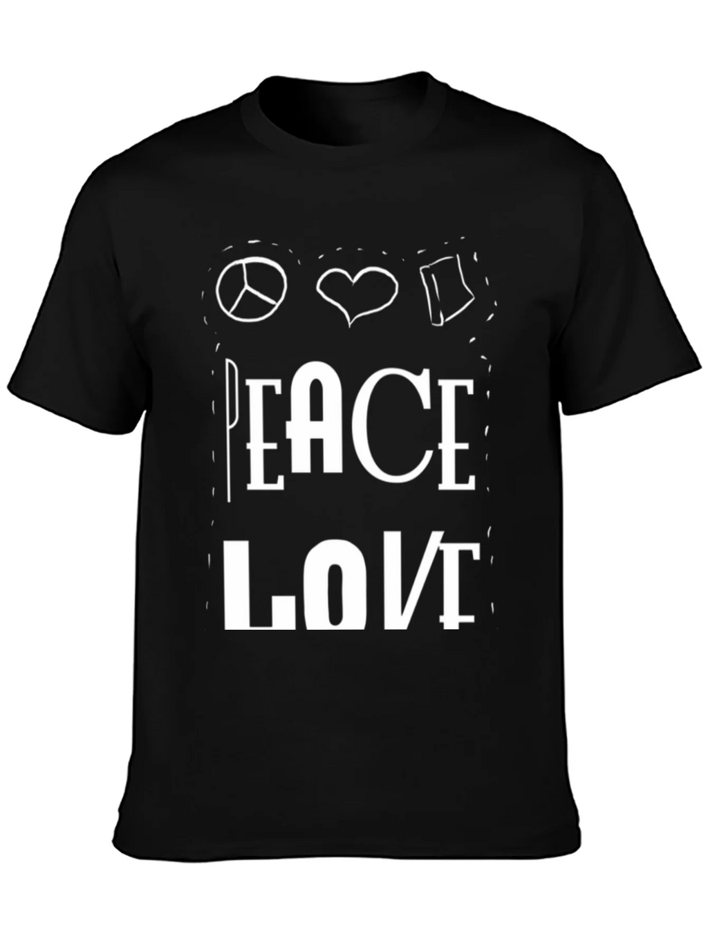 Peace Love Book T-Shirt product image 6