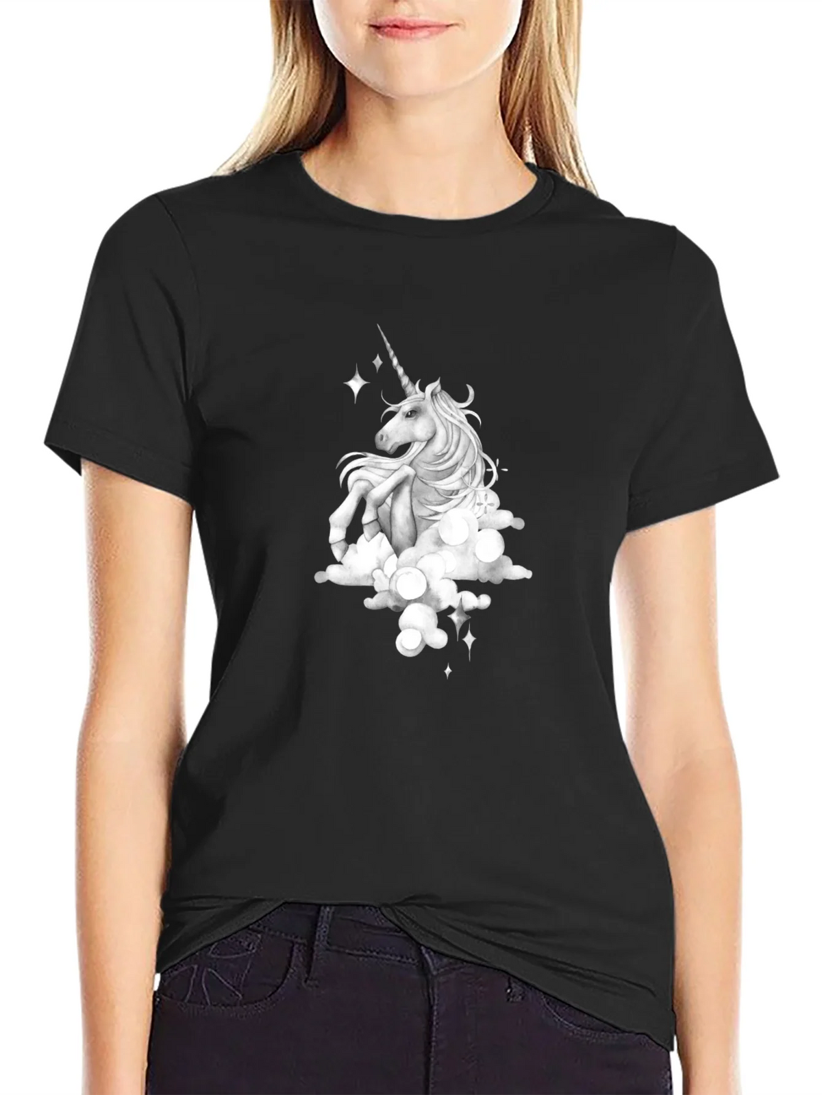 Unicorn Cloud T-Shirt - Fantasy Graphic Tee product image 5