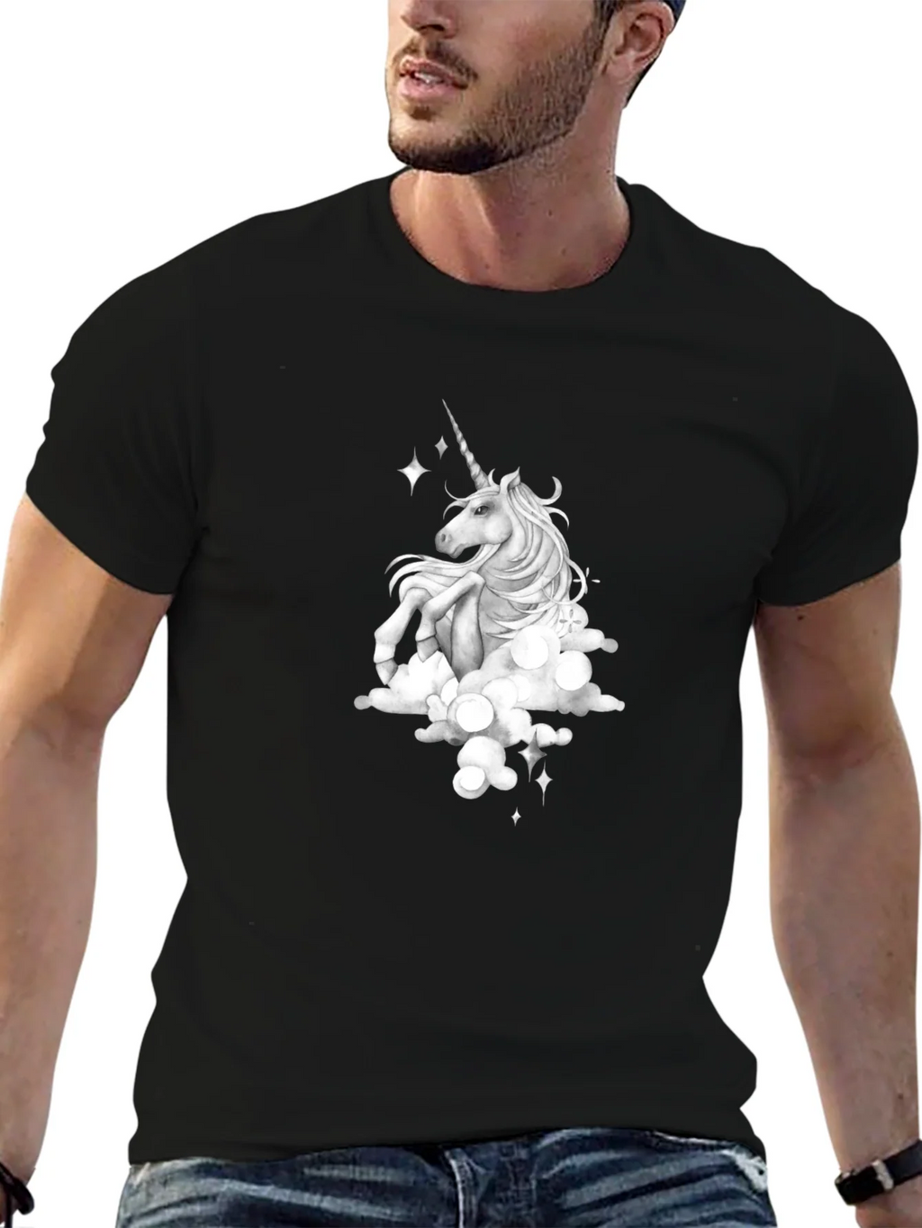 Unicorn Cloud T-Shirt - Fantasy Graphic Tee product image 9