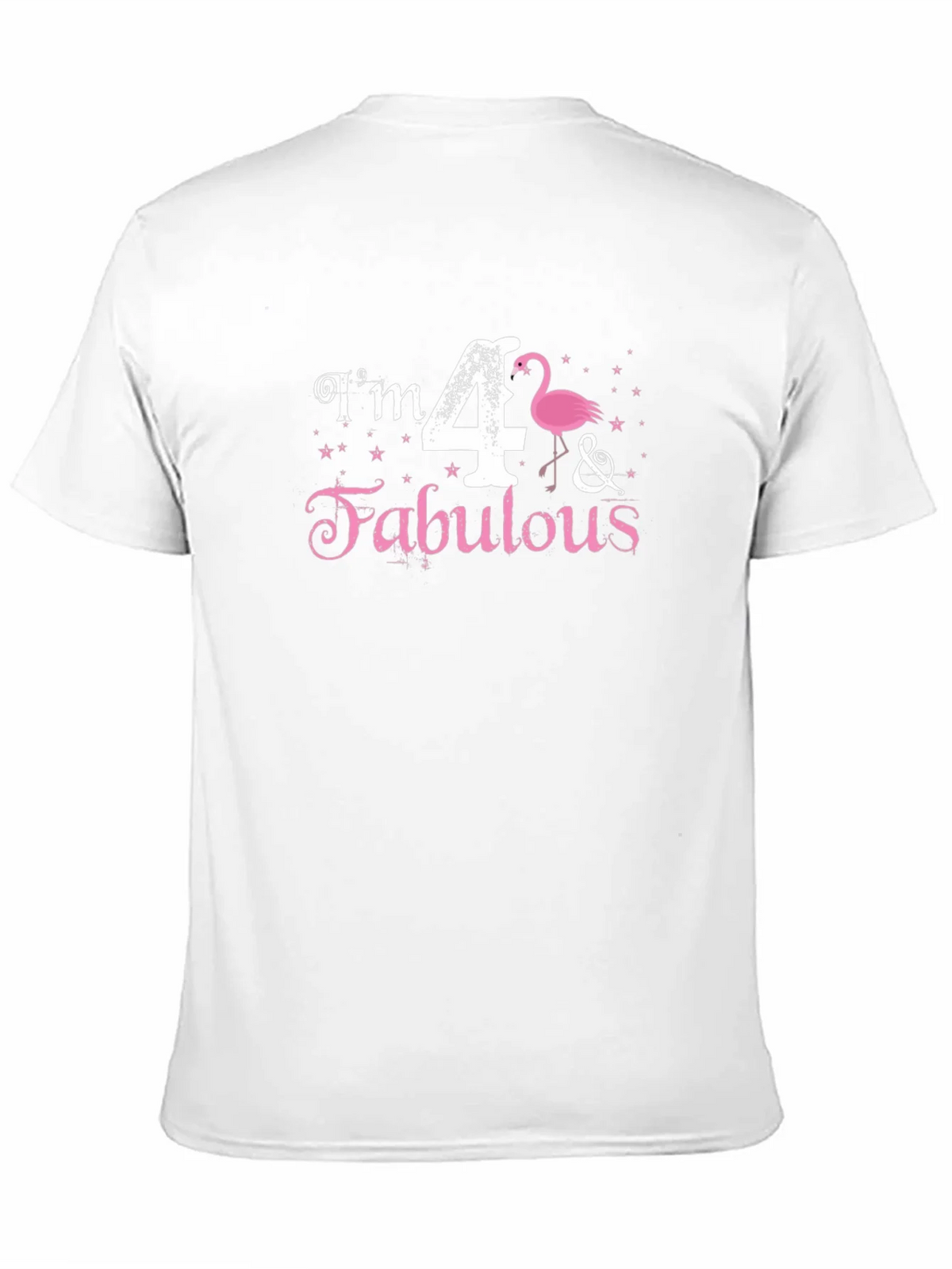 Im 4 & Fabulous Flamingo Black T-Shirt product image 2