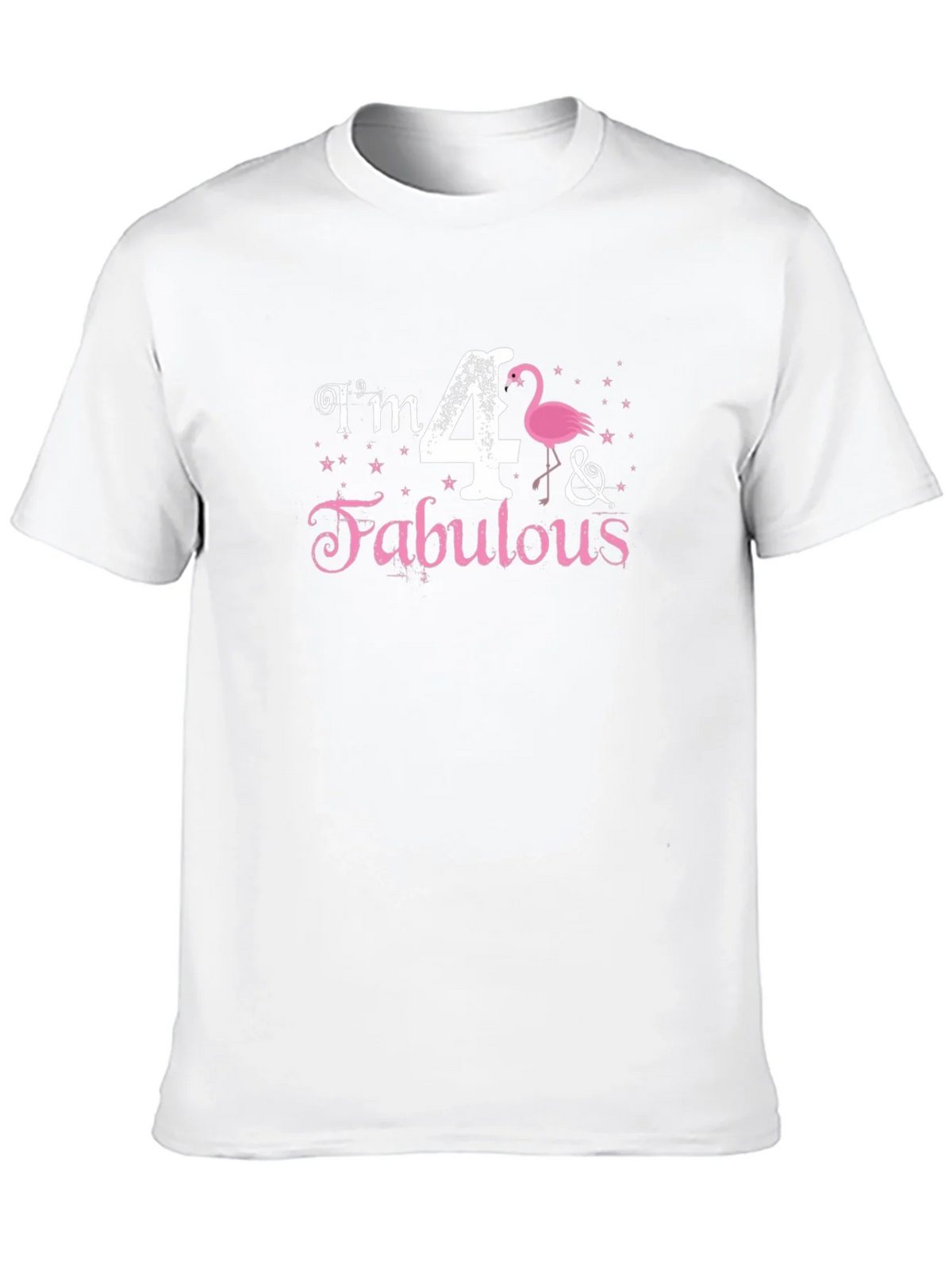 Im 4 & Fabulous Flamingo Black T-Shirt product image 12