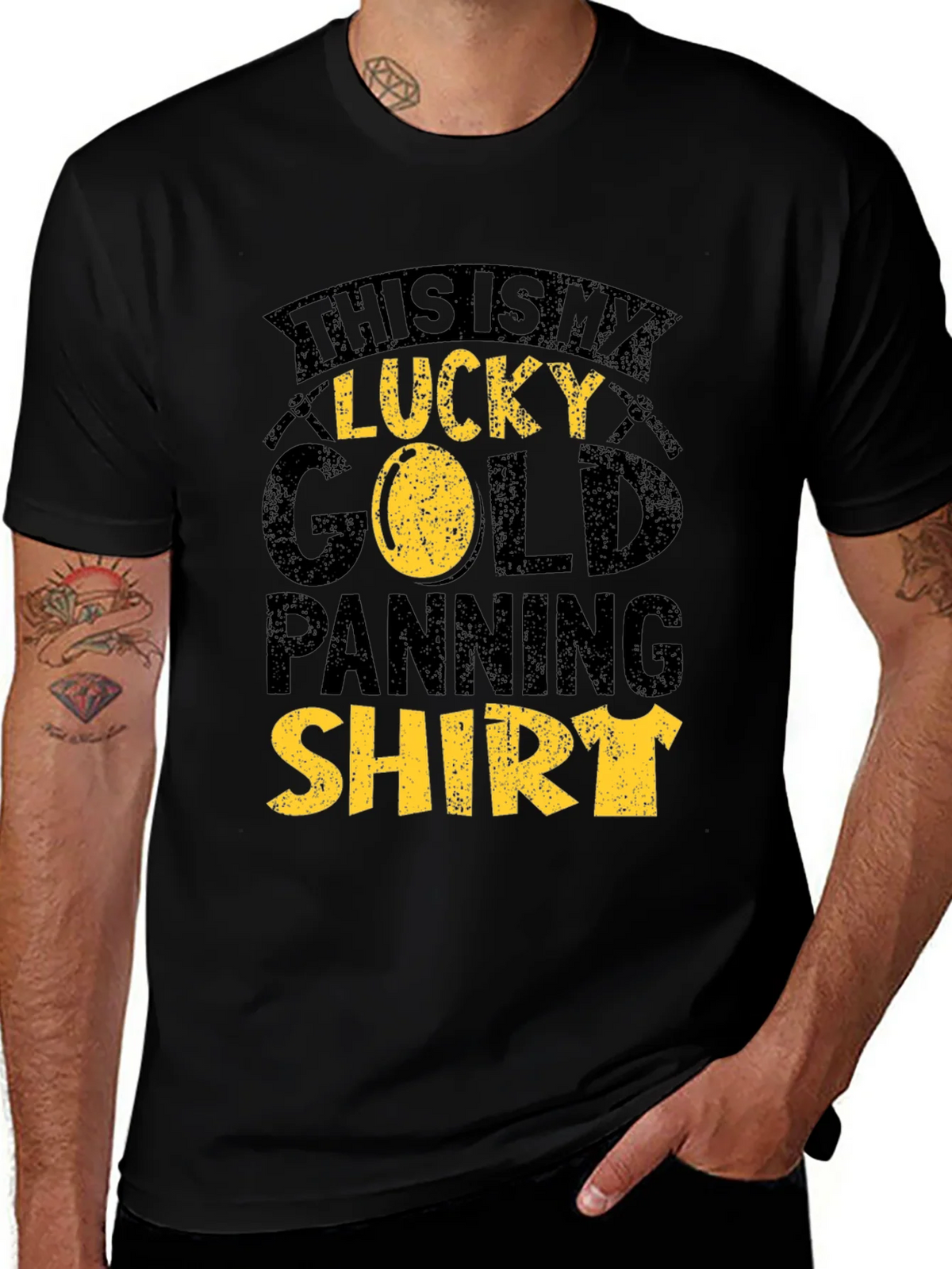 Lucky Gold Panning Shirt - Black Tee product image 1