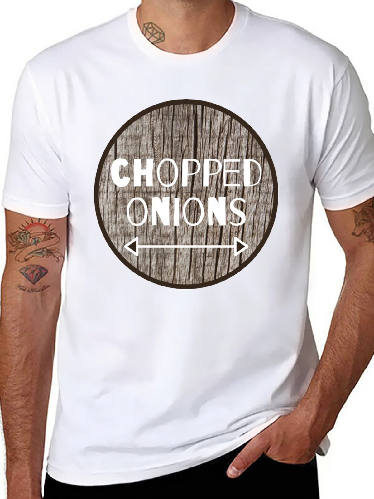 Chopped Onions Graphic Tee - Novelty Food Shirt product image 9