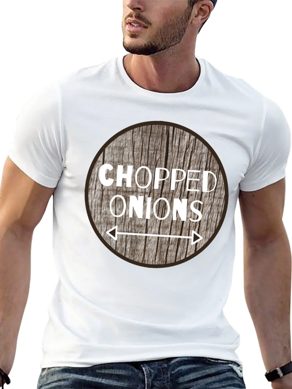Chopped Onions Graphic Tee - Novelty Food Shirt product image 4