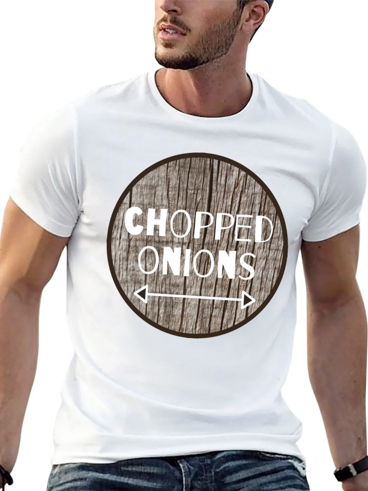 Chopped Onions Graphic Tee - Novelty Food Shirt product image 4