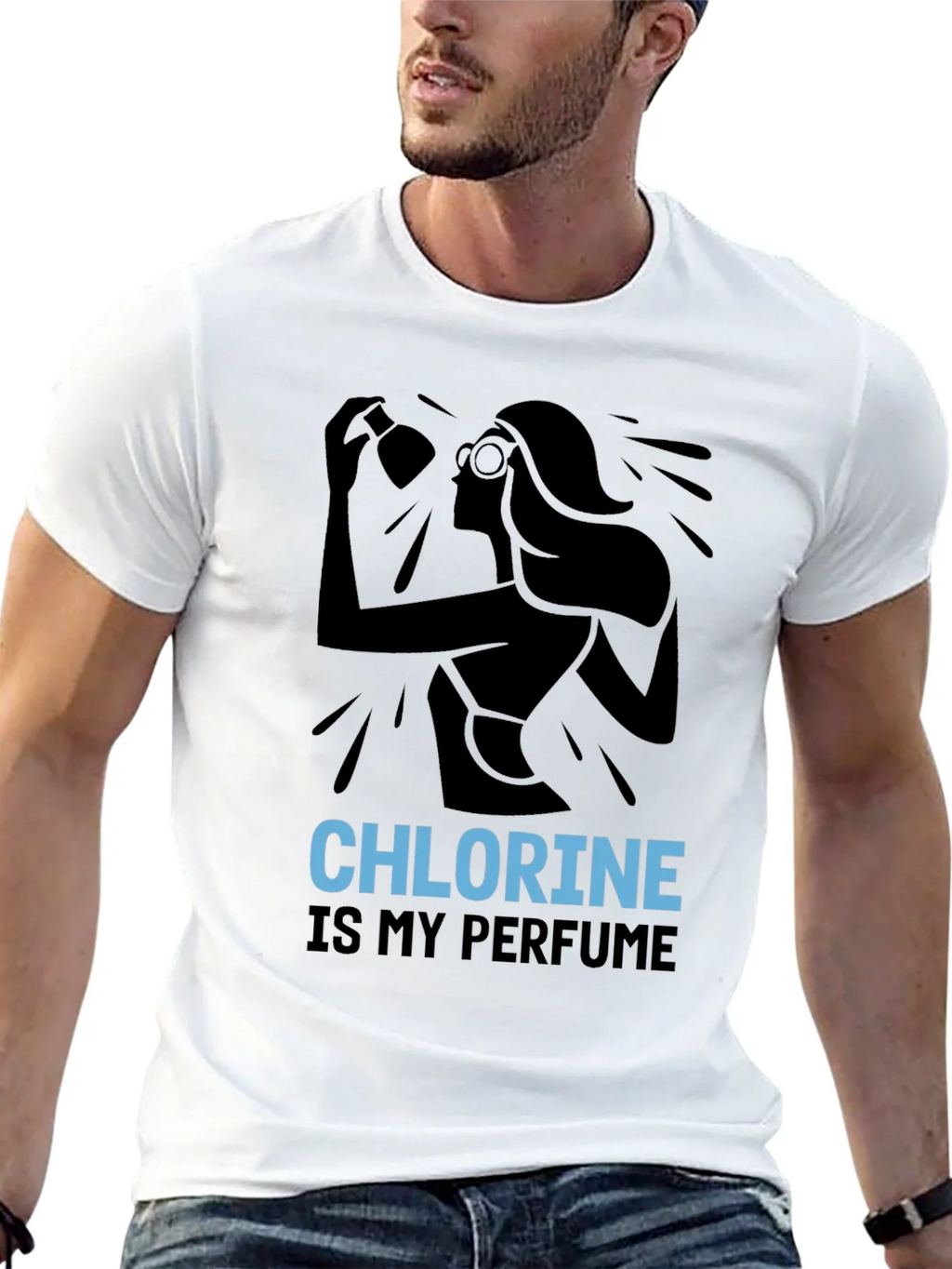 Chlorine Perfume T-Shirt - Swimmer Apparel product image 4