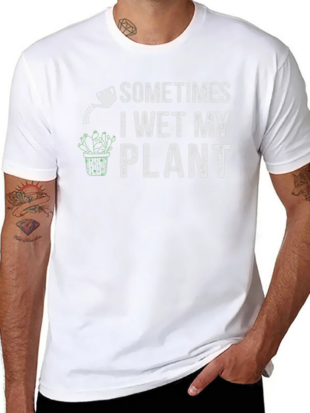 Funny Plant Lover T-Shirt - I Wet My product image 10