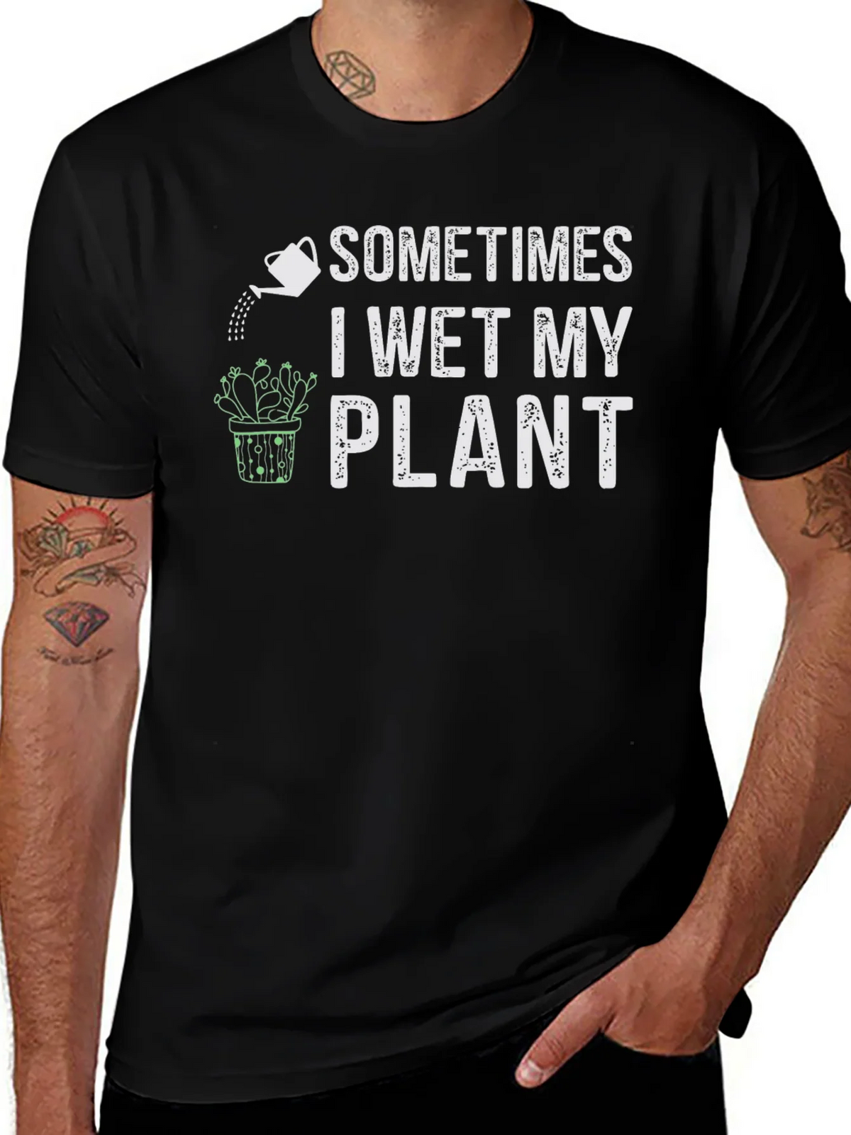 Funny Plant Lover T-Shirt - I Wet My product image 1
