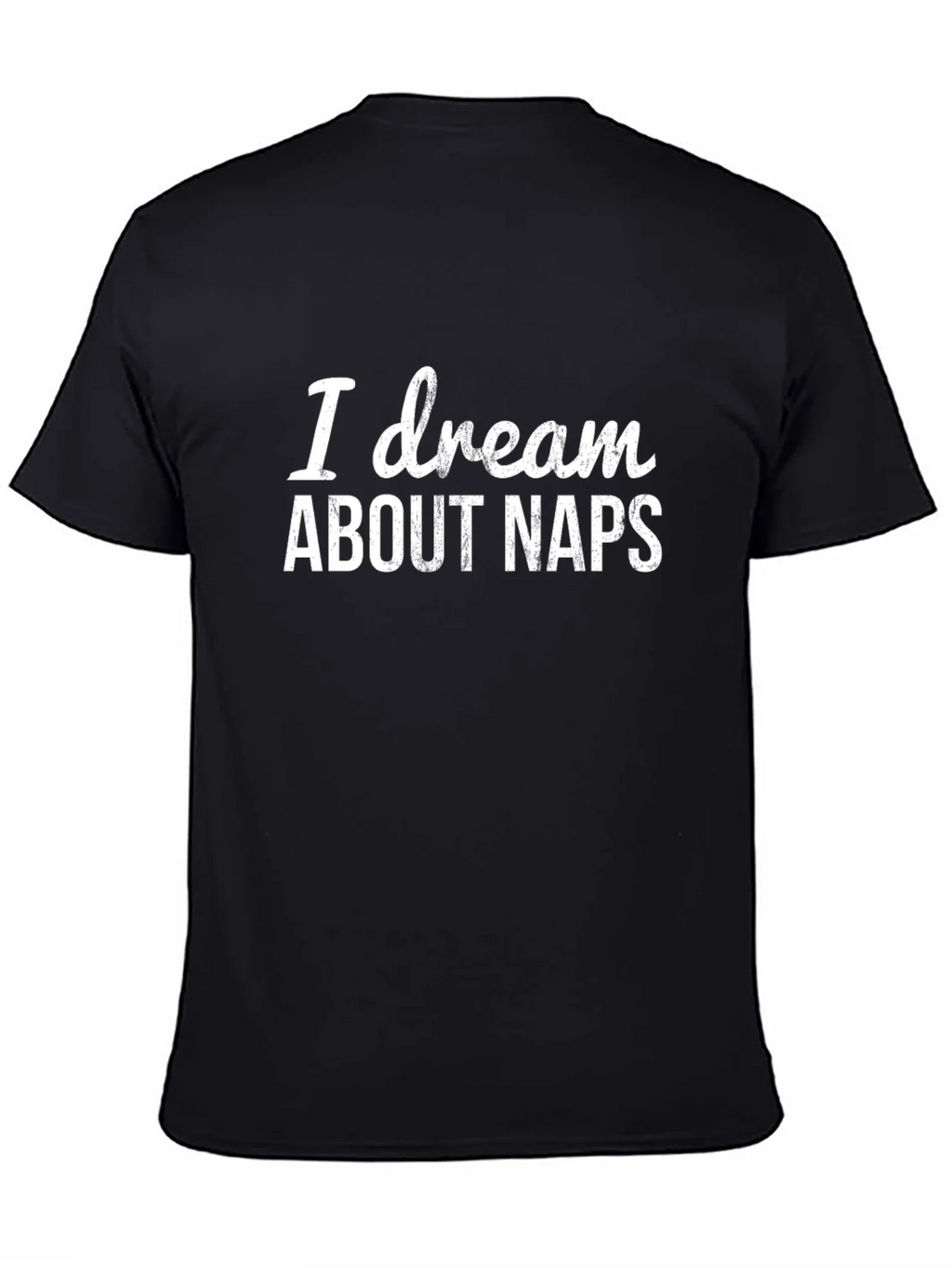 I Dream About Naps Black Graphic T-Shirt product image 7