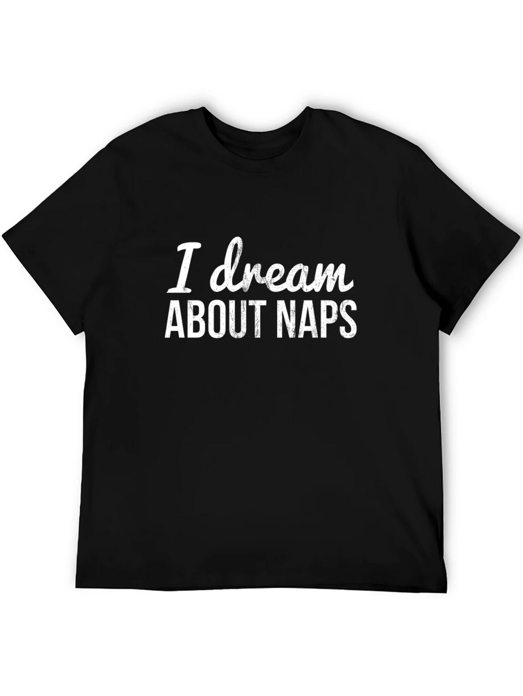 I Dream About Naps Black Graphic T-Shirt product image 8