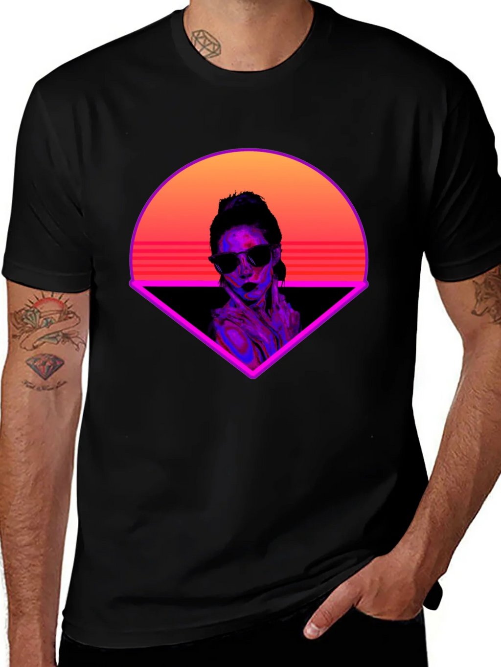 Retro Wave T-Shirt - Cool Graphic Tee product image 1